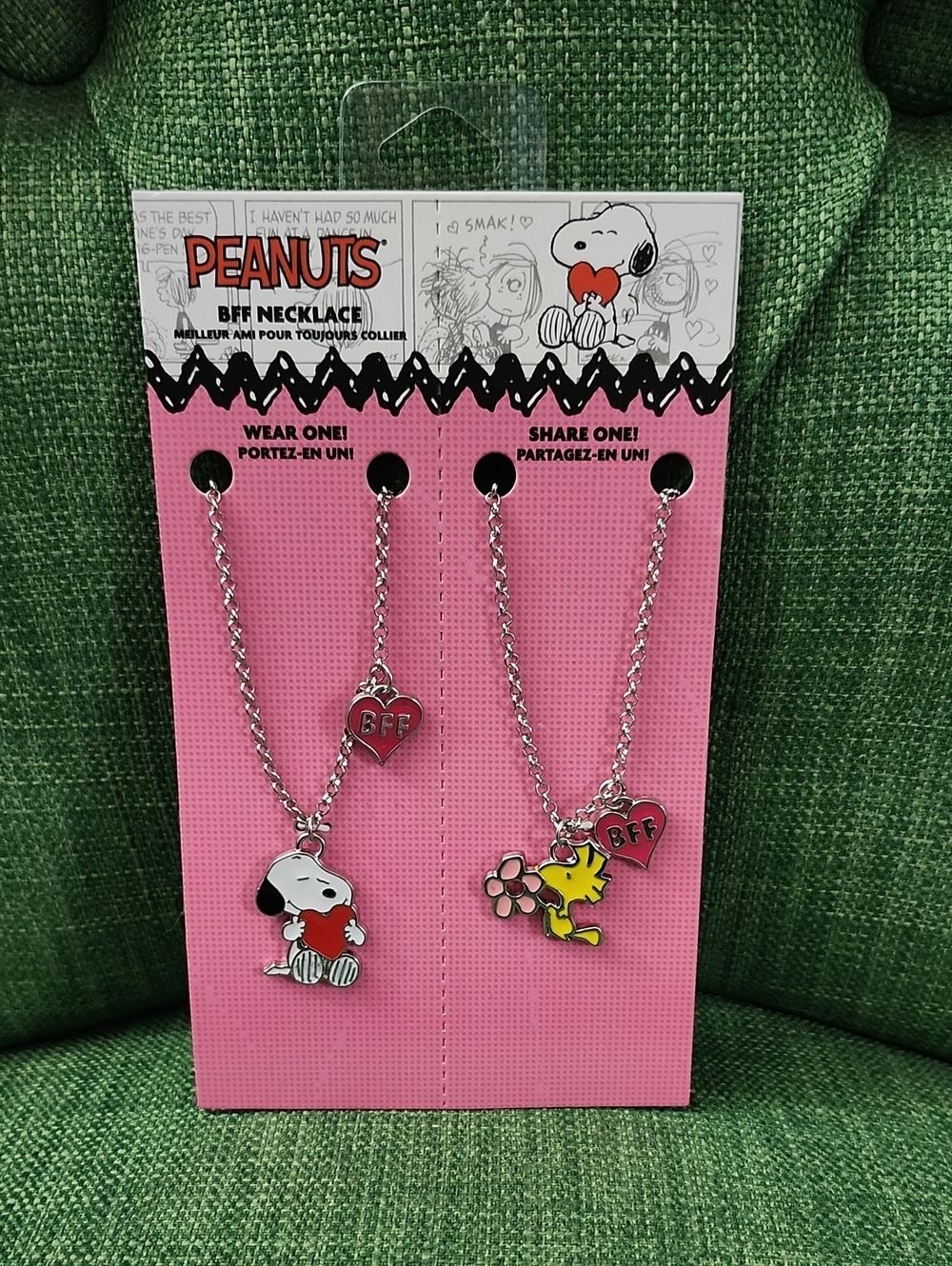Peanuts Snoopy and Woodstock BFF Necklace Set